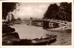 CPSM Caen the new footbridge on L Decorates