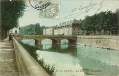 VINTAGE POSTCARD Caen the Bridge of Vaucelles