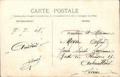 VINTAGE POSTCARD Caen the Footbridge chart toilee