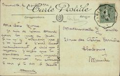 VINTAGE POSTCARD Caen the Bridge L Ring Boat