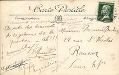 VINTAGE POSTCARD Caen Stopping