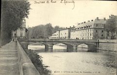 VINTAGE POSTCARD Caen L Decorates with the Bridge of Vaucelles