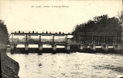 VINTAGE POSTCARD Caen the nouvea stopping