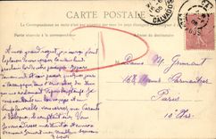 VINTAGE POSTCARD Caen the Basin Holy Boat Remy Caen