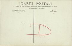 VINTAGE POSTCARD Caen the Port and L church of the Trinity Abbey to the Ladies Sailing Boat