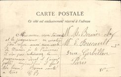 VINTAGE POSTCARD Caen View of the Basin