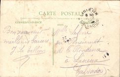 VINTAGE POSTCARD Caen the street of Vaucelles