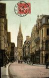VINTAGE POSTCARD Caen the Street St Pierre