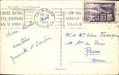 CPSM Caen Street St Manvieux and L Church St Etienne