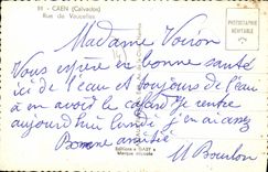 CPSM Caen Street of Vaucelles