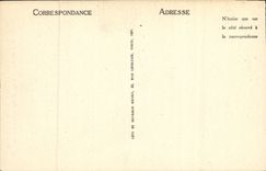 VINTAGE POSTCARD Caen the Street of Jail House known as of and the Bell tower of Saint Pierre