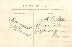 VINTAGE POSTCARD Caen the Street D Trough and L Hotel of the Pine Tram Publicity Benedictine Liquor