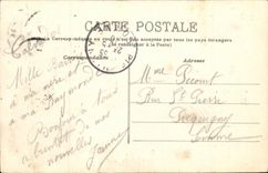 VINTAGE POSTCARD Caen the Street Knows Jean