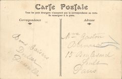 VINTAGE POSTCARD Caen the Automobile Street of Strasbourg