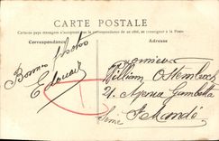 VINTAGE POSTCARD Caen the Tower of People D Armes Woman has Cycle bicycle