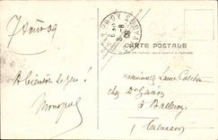 VINTAGE POSTCARD Caen the Tower known as of People D Weapons