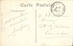 VINTAGE POSTCARD Caen Faculae and the Street Saint Saver
