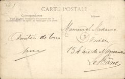 VINTAGE POSTCARD Caen Palate of Faculty