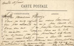 VINTAGE POSTCARD Caen Old women House Street St Pierre