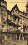 VINTAGE POSTCARD Caen Vieille House Street St Jean Intends Aine