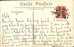 VINTAGE POSTCARD Caen House known as of Templiers