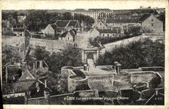 VINTAGE POSTCARD Caen Seen towards the Castle Taken of St Pierre