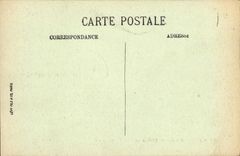 POSTAL Caen de la VENDIMIA vista del castillo en Saint Pierre