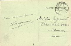 VINTAGE POSTCARD Caen Panoramic View