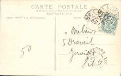 Costa este de la opinion de Caen de la POSTAL de la VENDIMIA
