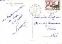 POSTAL MODERNA Caen L avenida del 6 de junio desde el jardin público