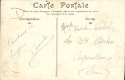 POSTAL Caen de la VENDIMIA el St Pedro y la fuente del bulevar de las tres tolerancias