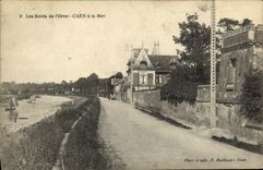 POSTAL Caen de la VENDIMIA que los bordes de L adornan