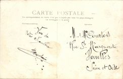 POSTAL Caen de la VENDIMIA el curso Sadi Carnot y Prair