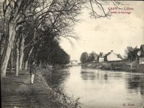 La POSTAL Caen L de la VENDIMIA adorna antes de parar