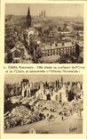 La ciudad del situee del panorama de Caen de la POSTAL de la VENDIMIA con la confluencia de L adorna y L Odon Militaria