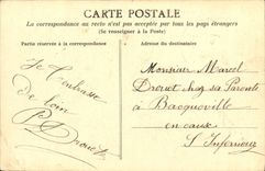 Cuarteles y Pont Alejandro de Caen Hamelin de la POSTAL de la VENDIMIA III Militaria