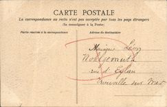 Cuarteles y lugar Alejandro de Caen Hamelin de la POSTAL de la VENDIMIA III Militaria