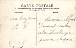 POSTAL Caen de la VENDIMIA los cuarteles de la costa este de Militaria del castillo