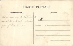 La POSTAL Caen de la VENDIMIA acuartela la artilleria Militaria constructivo occidental de D