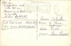 POSTAL MODERNA Caen Postern del castillo