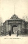 POSTAL Caen de la VENDIMIA la puerta grande de los soldados de Militaria del castillo