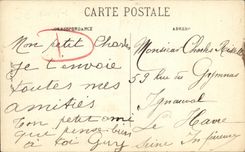 POSTAL Caen de la VENDIMIA el puente de Levis del Saint Pierre del castillo