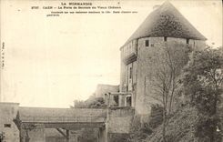 La POSTAL Caen de la VENDIMIA el castillo lleva la ayuda del castillo viejo