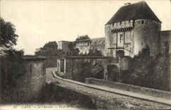 POSTAL Caen de la VENDIMIA el rescate de la estacion del castillo