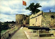 POSTAL MODERNA Caen interior del castillo Ramports