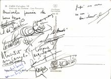 POSTAL MODERNA Caen interior del castillo Ramports