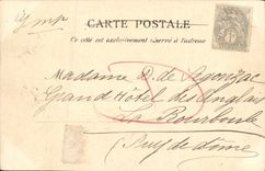 TAPA normanda del folklore del marinero de Caen de la POSTAL de la VENDIMIA vieja