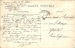 POSTAL Caen de la VENDIMIA el lavabo y el L barco de Allainguillaume del establecimiento