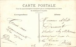 VINTAGE POSTCARD a Hello of Caen Train Militaria Soldier