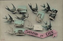 POSTAL de la VENDIMIA a recordar de los tragos de Caen